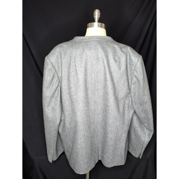 Vintage Harve Benard Woman's Gray Wool 2 Piece Suit Jacket & Skirt - Picture 3 of 12